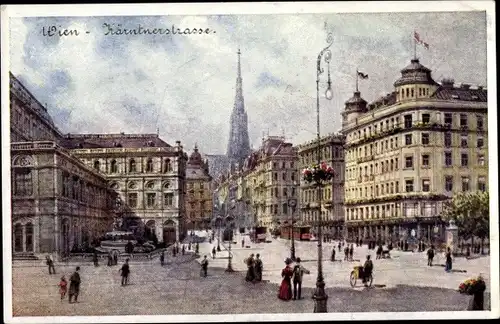 Ak Wien 1. Innere Stadt, Kärntnerstraße