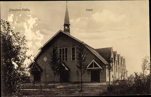 Ak Oesdom Heiloo Nordholland Niederlande, Kapel