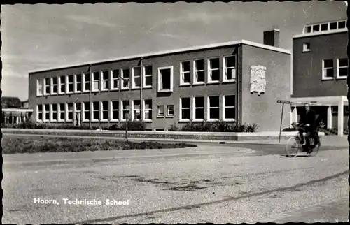 Ak Hoorn Nordholland Niederlande, Technische School