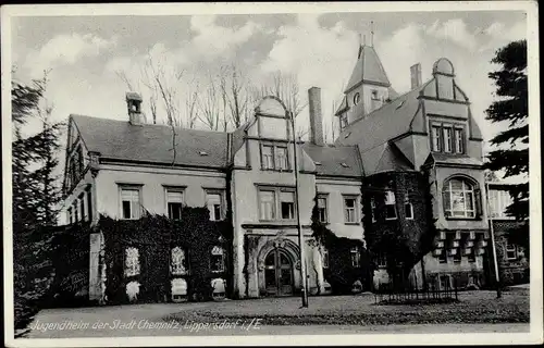 Ak Lippersdorf Lengefeld im Erzgebirge Sachsen, Jugendheim der Stadt Chemnitz