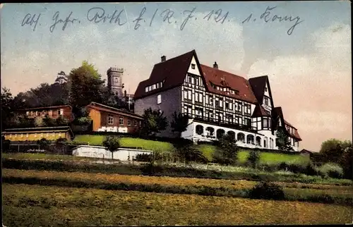 Ak Waldhausen Lorch im Remstal Württemberg, K. Reservelazarett Elisabethenberg