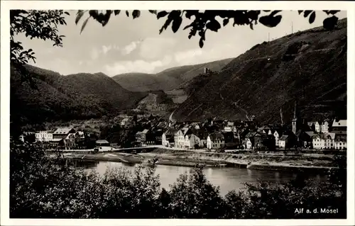 Ak Alf an der Mosel, Panorama