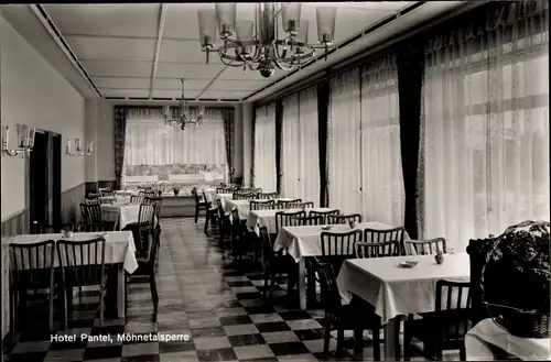 Ak Möhnesee in Westfalen, Möhnetalsperre, Haus Pantel