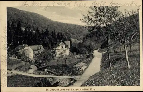 Ak Dausenau an der Lahn, St. Castormühle