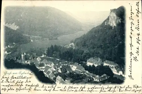 Ak Eybach Geislingen an der Steige, Gesamtansicht