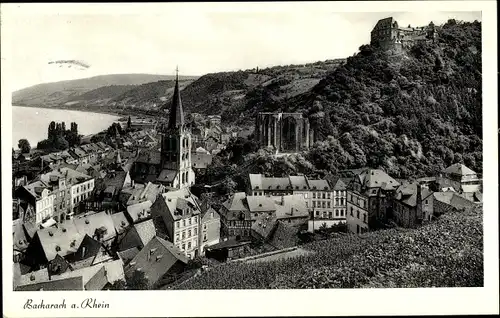 Ak Bacharach am Rhein, Panorama