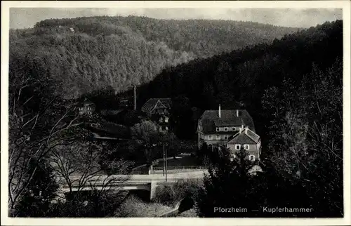 Ak Pforzheim im Schwarzwald, Kupferhammer