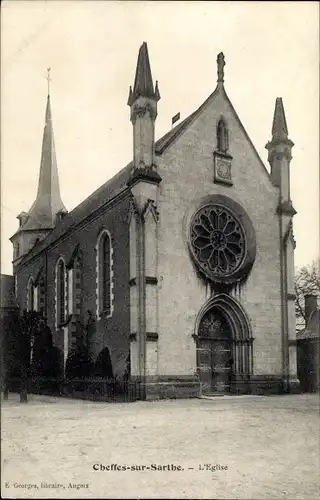 Ak Cheffes sur Sarthe Maine et Loire, L'Eglise