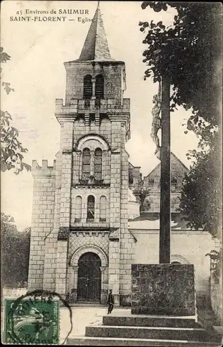 Ak Saint Florent Maine et Loire, Eglise