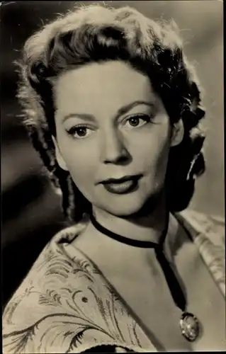 Ak Schauspielerin Anne Vernon, Portrait