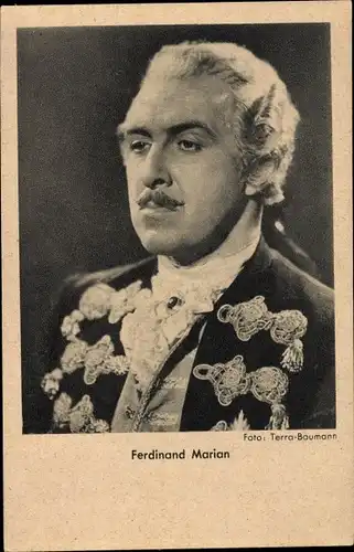 Ak Schauspieler Ferdinand Marian, Portrait