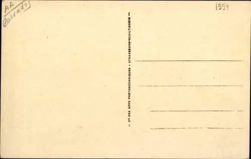 Ak Langrune Calvados, Villas sur les Falaises