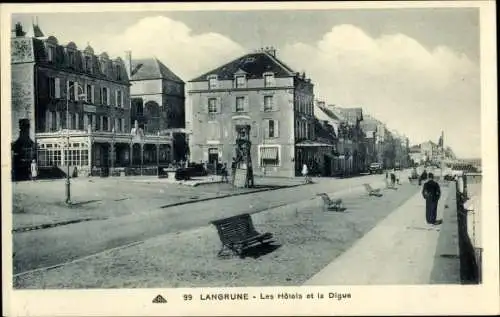 Ak Langrune Calvados, Les Hotels, La Digue