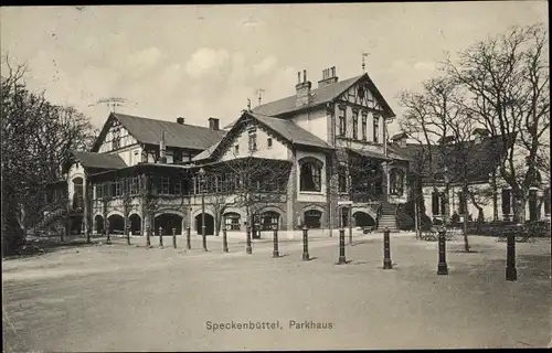 Ak Speckenbüttel Lehe Bremerhaven, Parkhaus