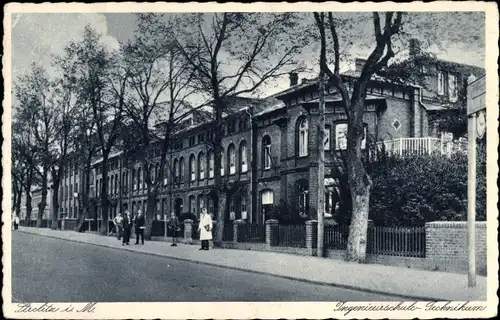 Ak Strelitz Alt Neustrelitz in Mecklenburg, Ingenieurschule Technikum