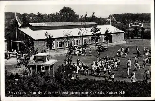 Ak Huizen Nordholland Niederlande, Flevokamp A. B. C.