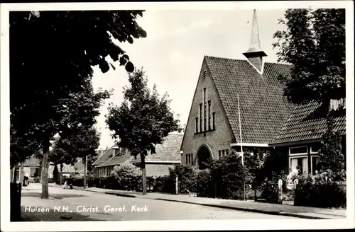 Ak Huizen Nordholland Niederlande, Christ. Geref. Kerk