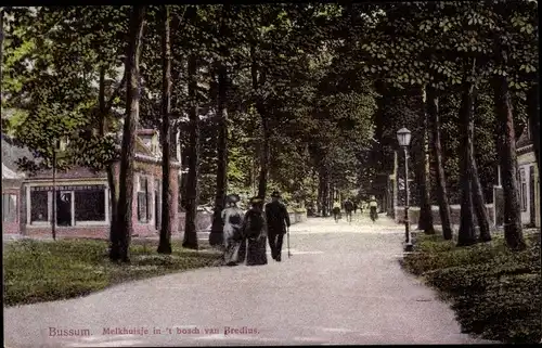 Ak Bussum Nordholland Niederlande, Melkhuisje in 't bosch van Bredius