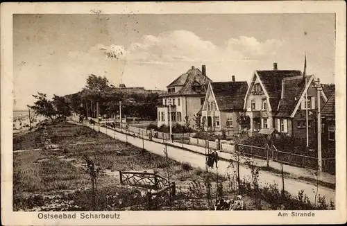 Ak Scharbeutz in Ostholstein, Strandpartie