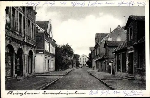 Ak Thedinghausen Niedersachsen, Braunschweiger Straße