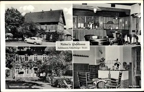 Ak Salzhausen in der Lüneburger Heide, Rüters Gasthaus