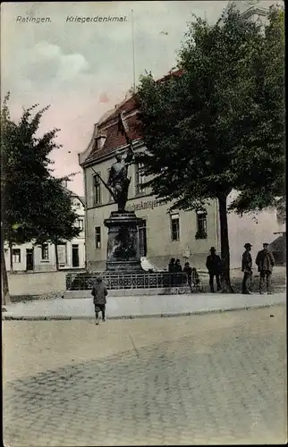 Ak Ratingen Nordrhein Westfalen, Kriegerdenkmal