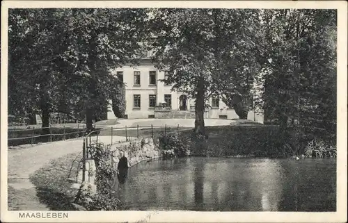 Ak Holzdorf in Schleswig Holstein, Gut Maasleben