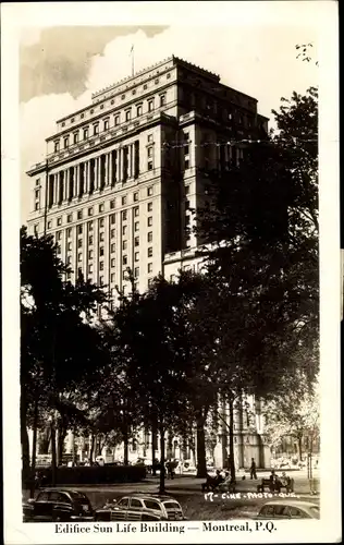 Ak Montreal Québec Kanada, Edifice Sun Life Building