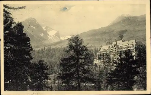 Ak Sankt Moritz Kanton Graubünden, Suvretta Haus, Hotel