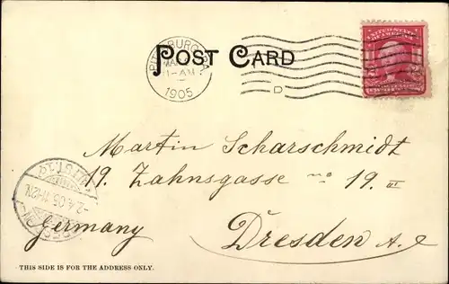 Ak Pittsburgh Pennsylvania USA, Post Office