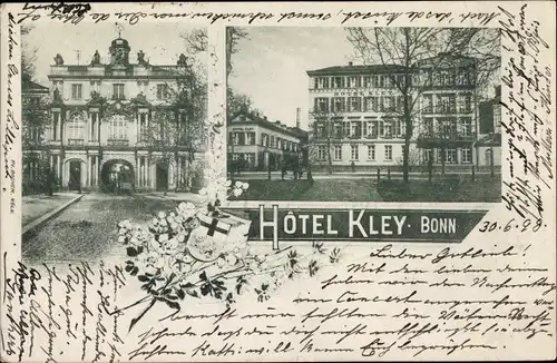 Ak Bonn am Rhein, Hotel Kley