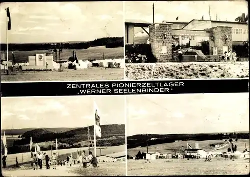 Ak Güntersberge Harzgerode am Harz, Zentrales Pionierlager Werner Seelenbinder, Trägerbetrieb VEB