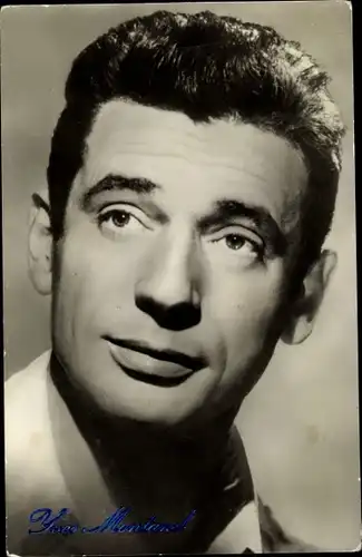 Ak Schauspieler Yves Montand, Die Hexen von Salem, Portrait, Defa Film