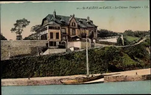 Ak Saint Valery en Caux Seine Maritime, Le Chateau Trompette