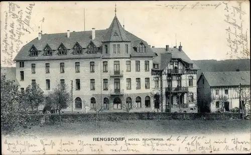 Ak Rengsdorf im Westerwald, Hotel Richtmann