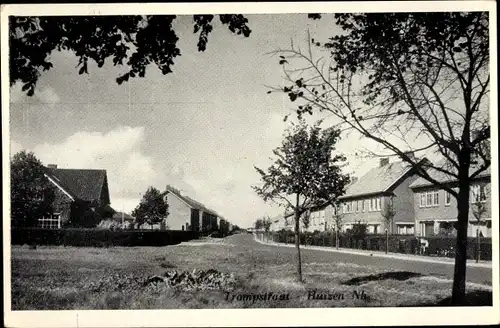 Ak Huizen Nordholland Niederlande, Trompstraat