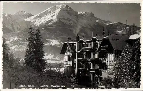 Foto Ak Igls Innsbruck in Tirol, Hotel Maximilian