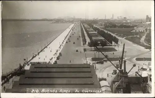 Foto Ak Buenos Aires Argentinien, Av. Costanera