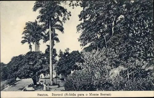 Ak Santos Brasilien, Itororo, Sobida para o Monte Serrat