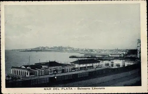 Ak Mar del Plata Argentinien, Balneario Lavorante