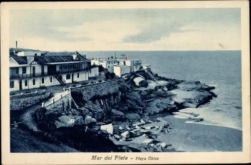 Ak Mar del Plata Argentinien, Playa Chica