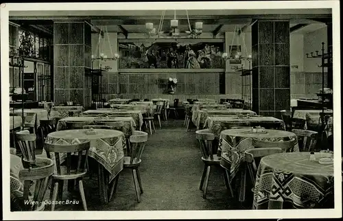 Ak Wien 1. Innere Stadt, Gösser Bräu, Innenansicht