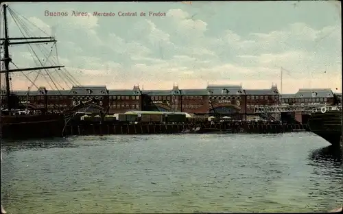 Ak Buenos Aires Argentinien, Mercado Central de Frutos