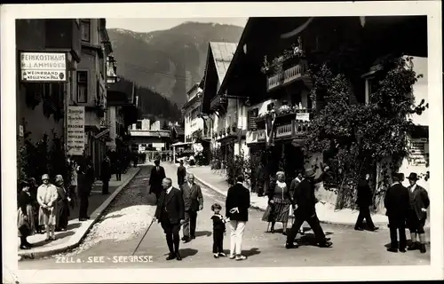 Ak Zell am See in Salzburg, Seegasse