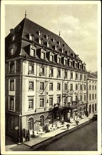 Ak Bregenz Vorarlberg Österreich, Hotel Weißes Kreuz