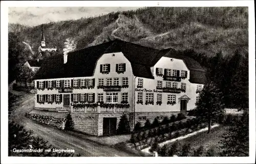 Ak Ringelbach Oberkirch im Renchtal Baden, Gasthof und Pension Salmen