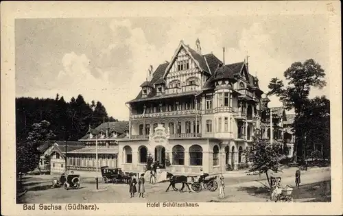 Ak Bad Sachsa im Harz, Hotel Schützenhaus