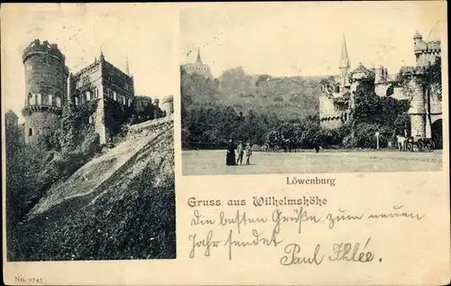 Ak Bad Wilhelmshöhe Kassel in Hessen, Löwenburg