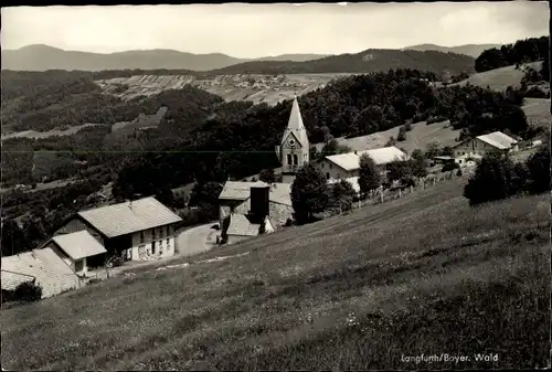 Ak Langfurth Schöfweg Bayerischer Wald Niederbayern, Teilansicht