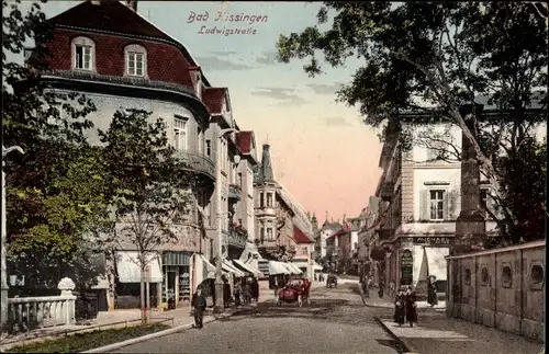 Ak Bad Kissingen Unterfranken Bayern, Ludwigstraße